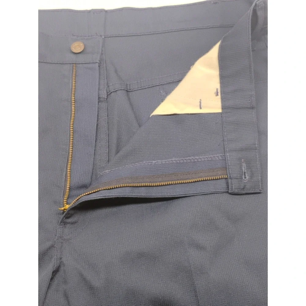 Vintage 1960s Levi's (39x29) Gold Label Star Prest‎ Blue Corduroy Pants Slacks